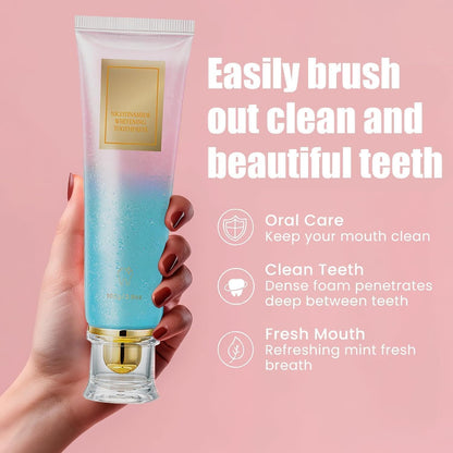 Nicotinamide Whitening Toothpaste – 100g Fresh Mint – image 4