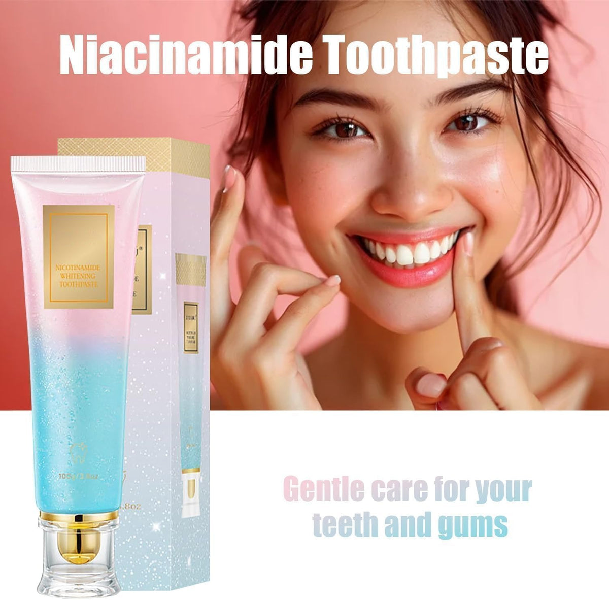 Nicotinamide Whitening Toothpaste – 100g Fresh Mint – image 2