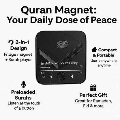 Quran magnet USB-C charging