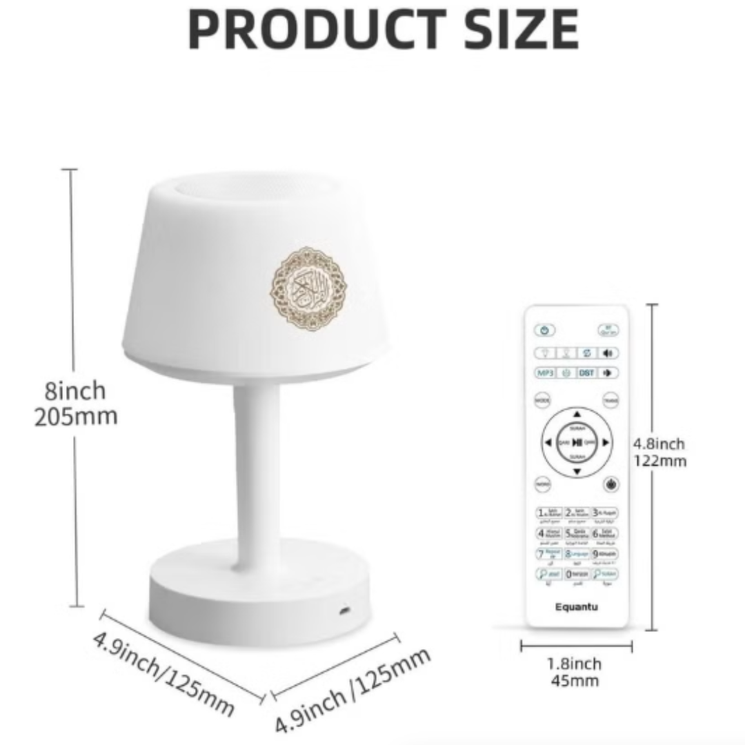 Quran Touch LED Lamp with Bluetooth Speaker and Remote – image 3
