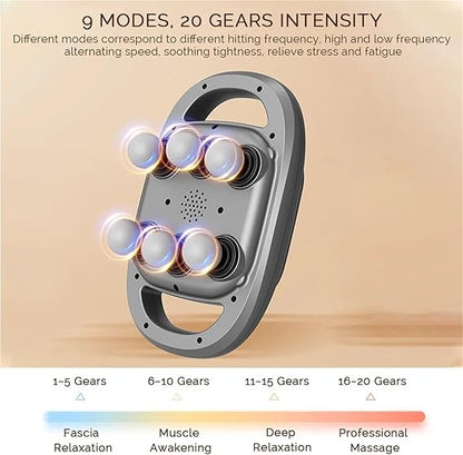 6-Head Massage Gun – Deep Tissue Percussion Massager – image 3