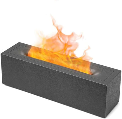 Flame humidifier mist and light