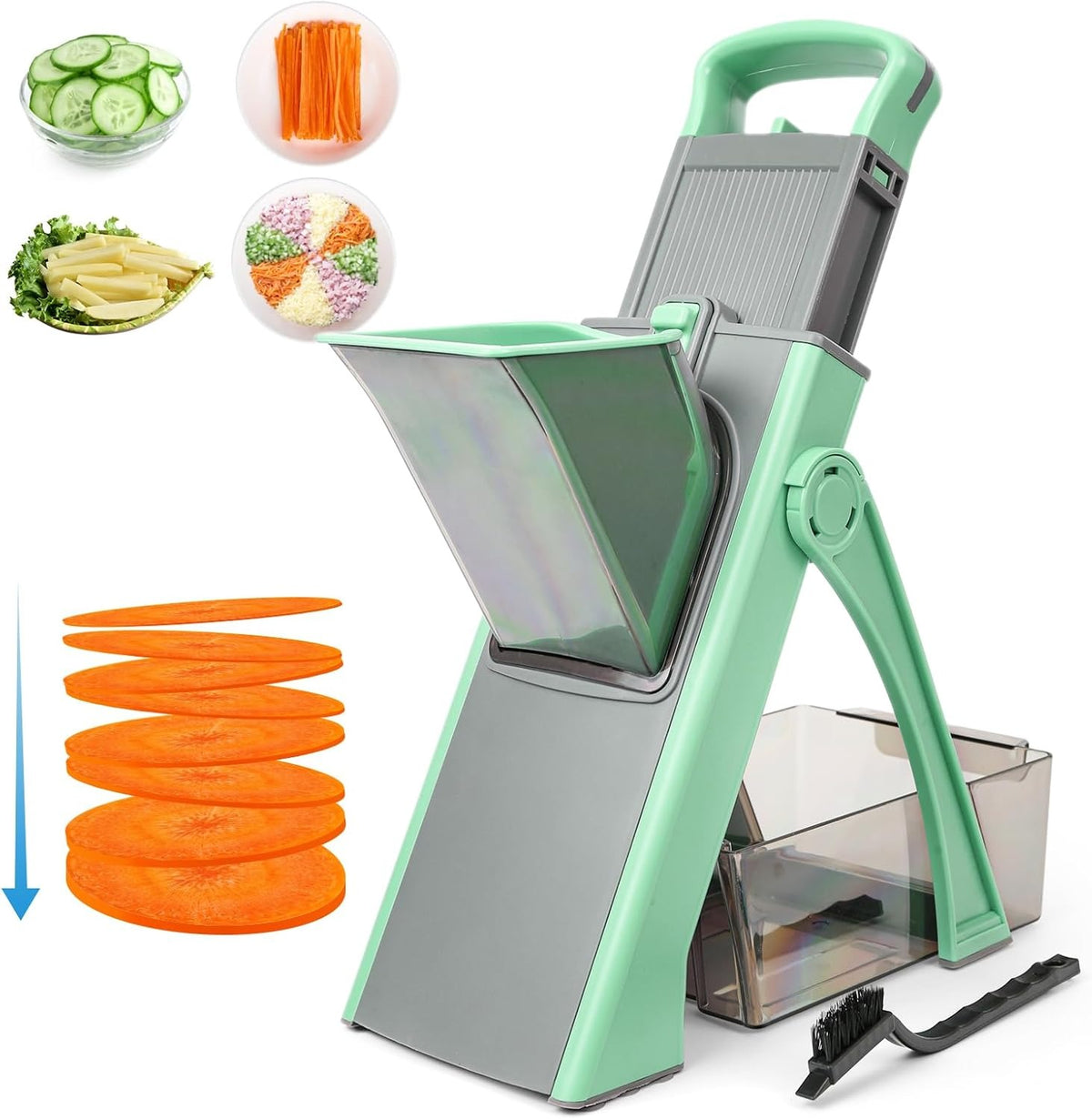 Multifunction Vegetable Chopper and Slicer – Hidden Blades – image 1