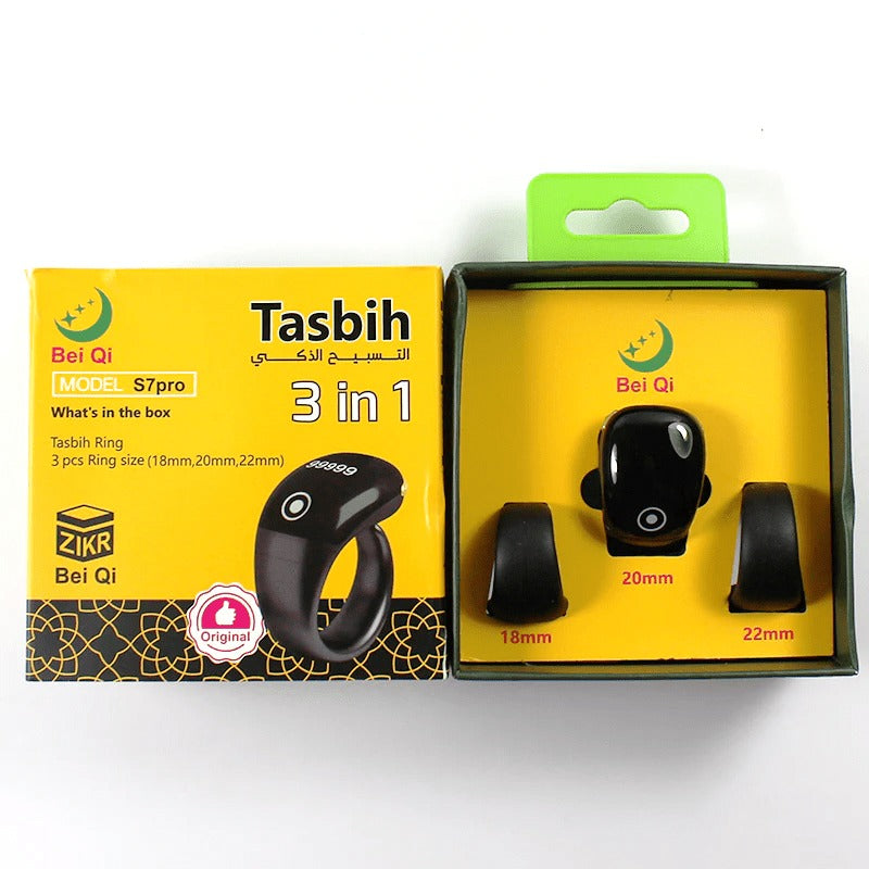Zikr ring app and charging