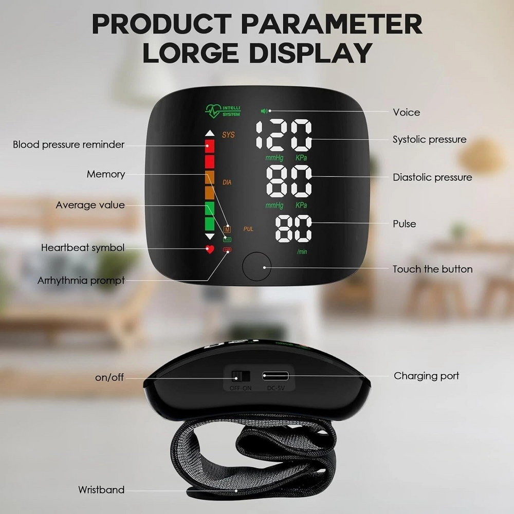 Automatic Wrist Blood Pressure Monitor – image 3