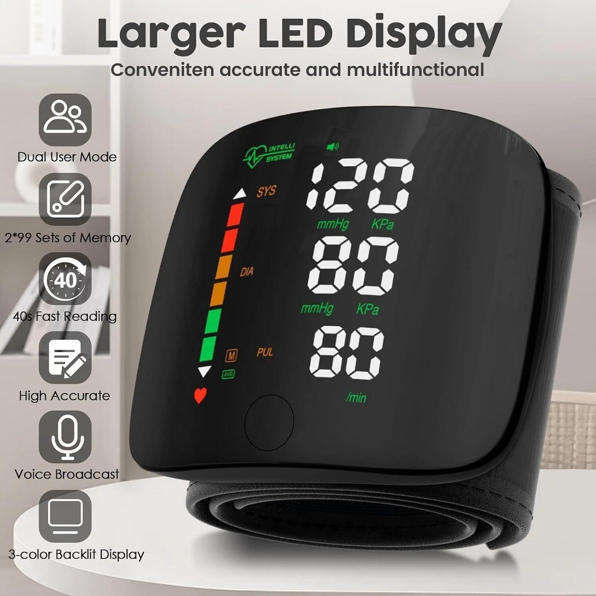 Automatic Wrist Blood Pressure Monitor – image 4