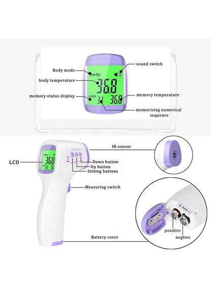 Infrared Forehead Thermometer – Non-Contact – image 4