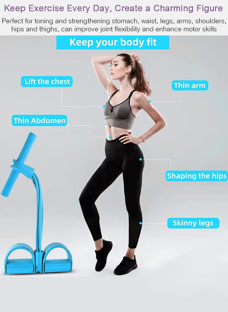 Using pedal trainer for sit-ups