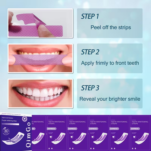 Teeth Whitening Strips – Enamel-Safe, 30 Minutes a Day – image 1