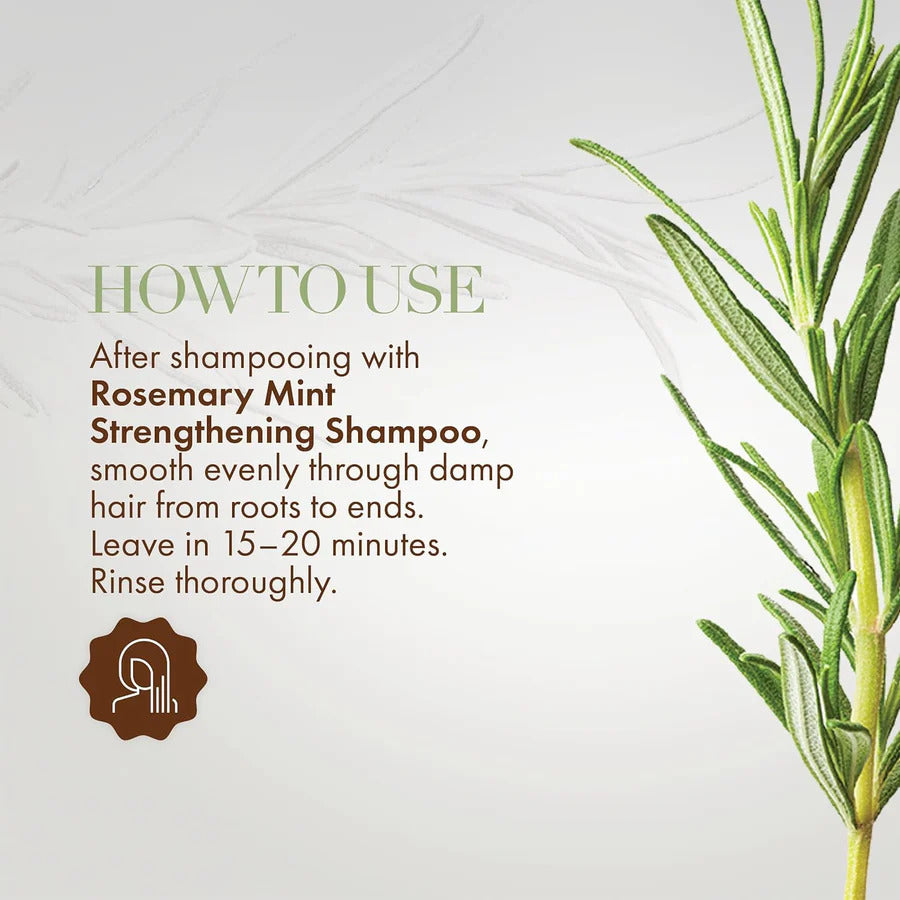 Mielle Rosemary Mint Strengthening Hair Masque – image 3