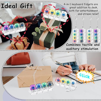 Keyboard Fidget Clicker Keychain – Stress Relief Toy – image 6