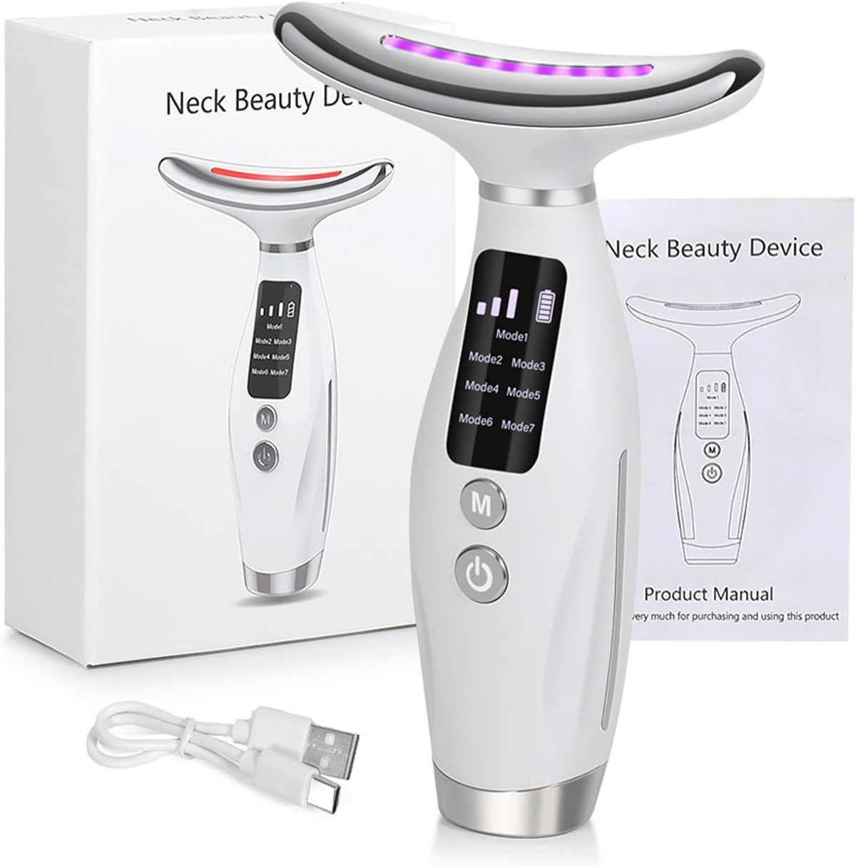 7-in-1 Multi-Function Facial Massager – Face and Neck Beauty Device – image 2