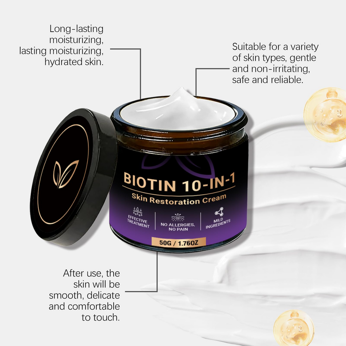 Biotin 10-in-1 Moisturising Face Cream – image 3