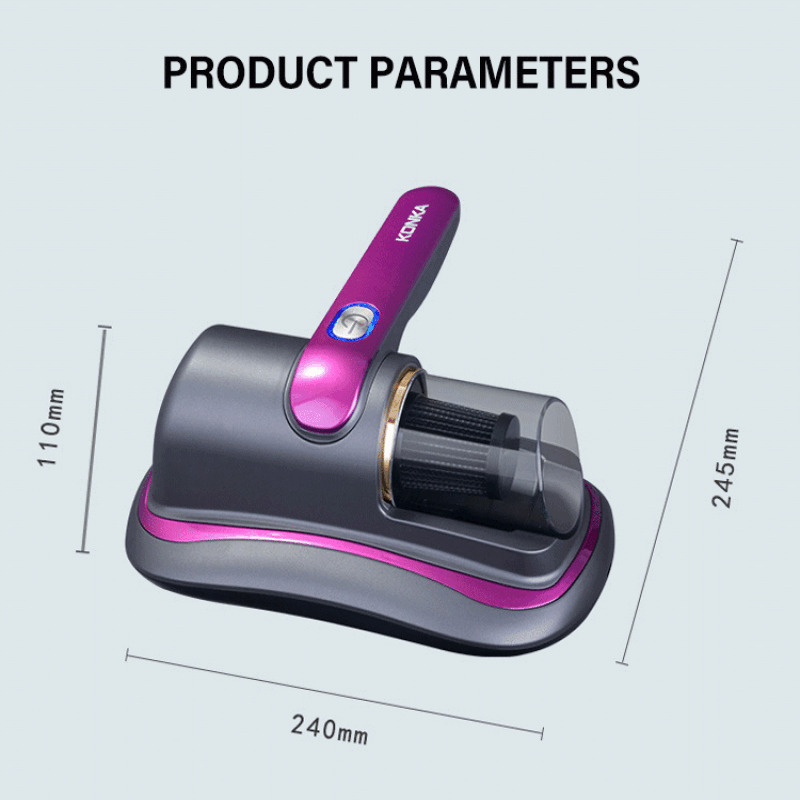 Cordless Mattress Vacuum Cleaner – 12Kpa, UV Mite Removal – image 2