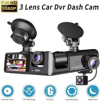 Dash cam installed in car