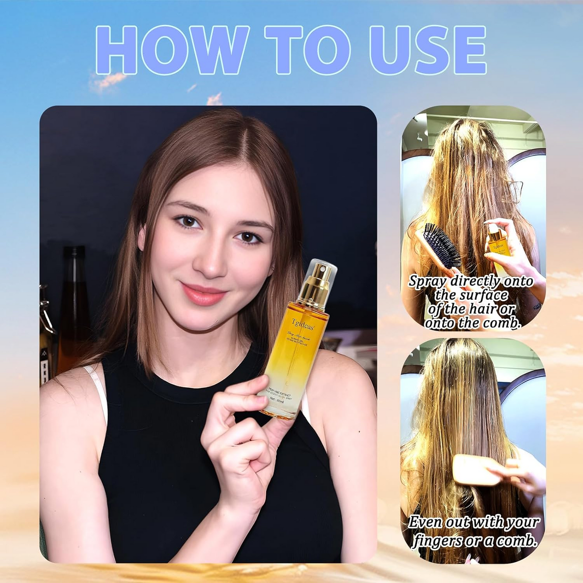 Tgideas Leave-In Hair Oil Spray – Avocado, Jojoba, Macadamia – image 2