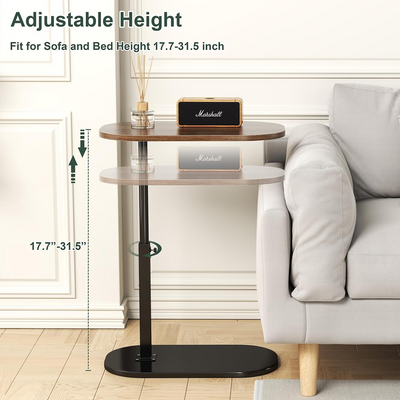 Wooden Round Coffee Table – Lightweight Living Room Table – image 1
