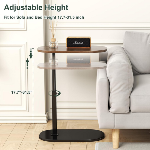 Wooden Round Coffee Table – Lightweight Living Room Table – image 1