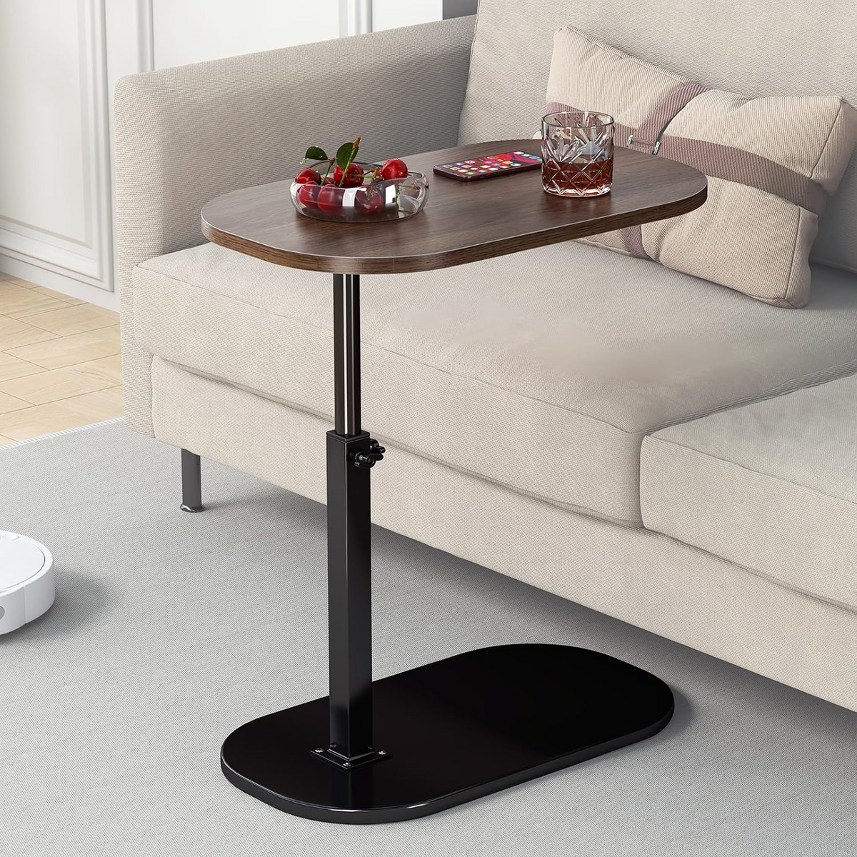 Wooden Round Coffee Table – Lightweight Living Room Table – image 3