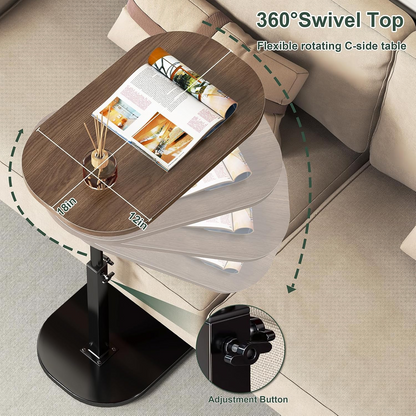 Wooden Round Coffee Table – Lightweight Living Room Table – image 4