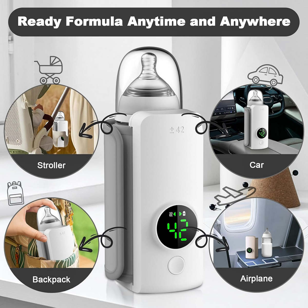 Bottle warmer temperature presets