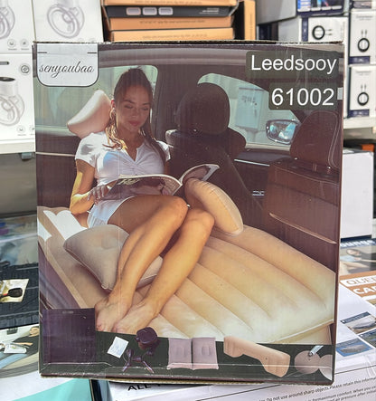Leedsooy Car Back Seat Inflatable Bed – Flocked PVC – image 3