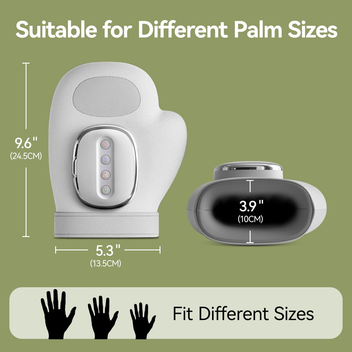 Heated Air Compression Hand Massager – 13 Airbags – image 4