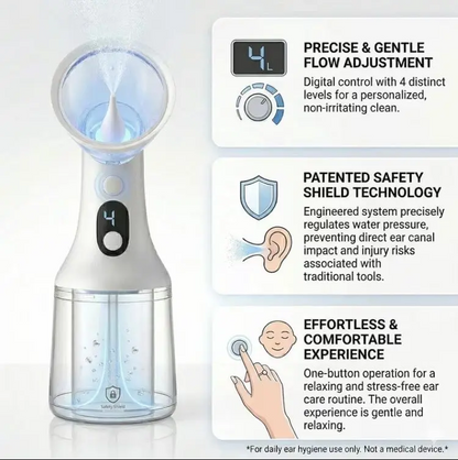 Electric Ear Wax Irrigation Cleaner – Warm Water Flush – image 3