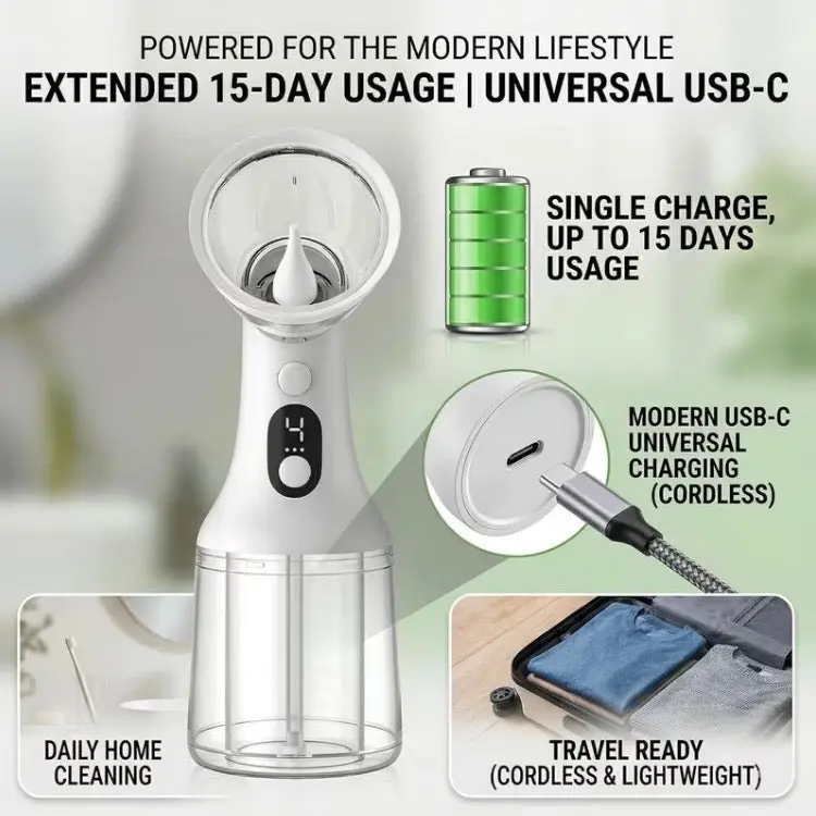 Electric Ear Wax Irrigation Cleaner – Warm Water Flush – image 4