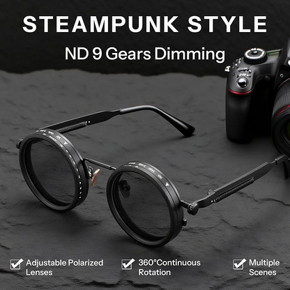 Adjustable Tint Polarized Sunglasses – Dial-Controlled Lenses – image 4