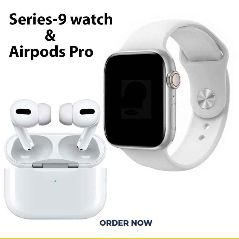 Smart Watch Earbuds Set – front view