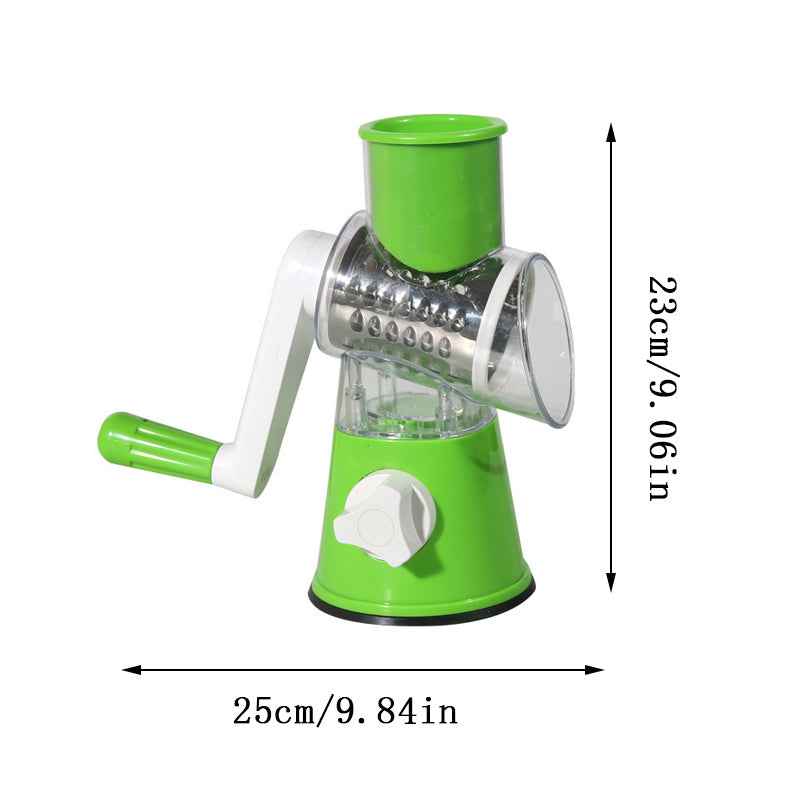 Table Top Drum Grater – in use