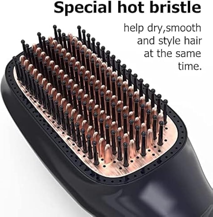 2-in-1 Professional Hair Dryer Styling Brush – Negative Ion – image 2