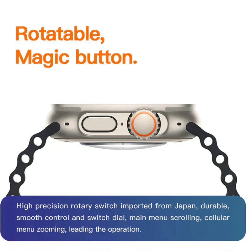 T800 Smartwatch – side view
