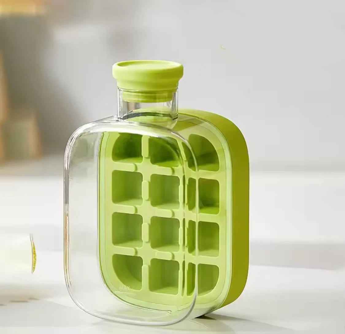 2-in-1 Ice Cube Maker Water Bottle – 500 ml
