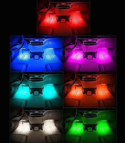 RGB Car Interior Neon Lights – side view