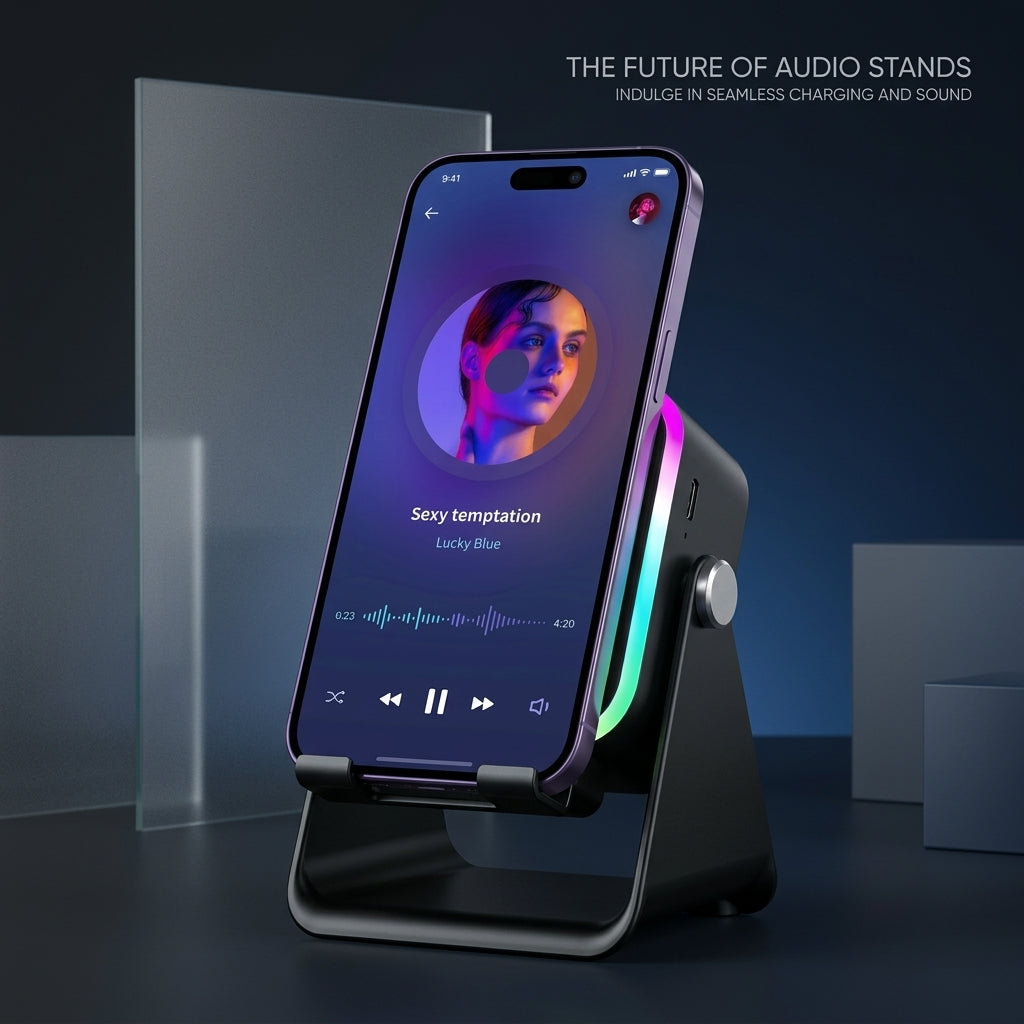 4-in-1 Wireless Induction Bluetooth Speaker