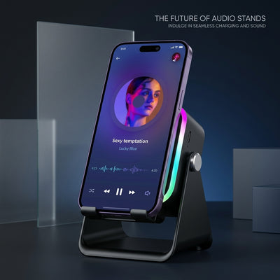 4-in-1 Wireless Induction Bluetooth Speaker