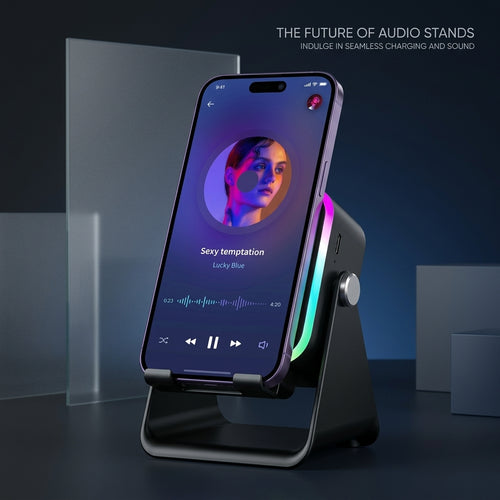 4-in-1 Wireless Induction Bluetooth Speaker