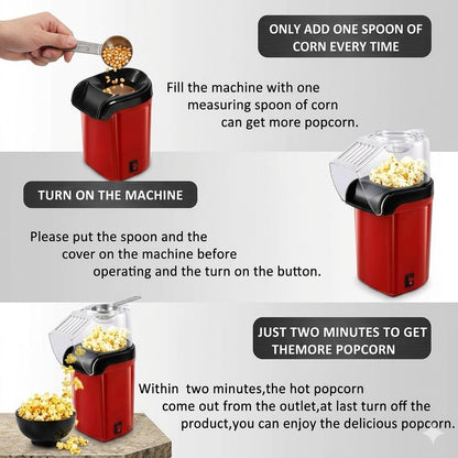 Mini Home Popcorn Maker With Free Slushy Maker