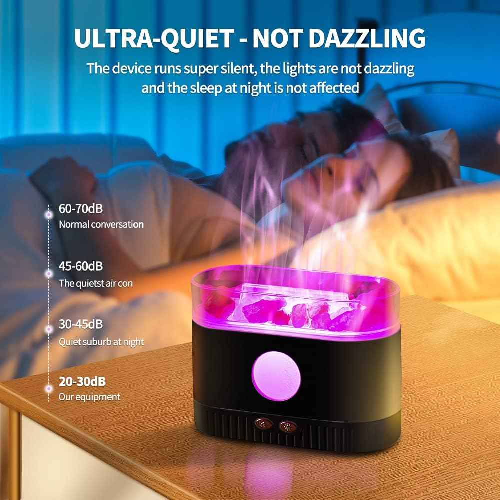 Salt Lamp Aroma Diffuser – close-up