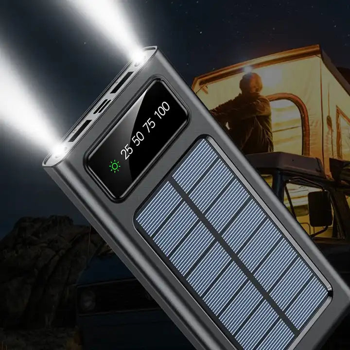 Solar Power Bank 20000mAh – in use