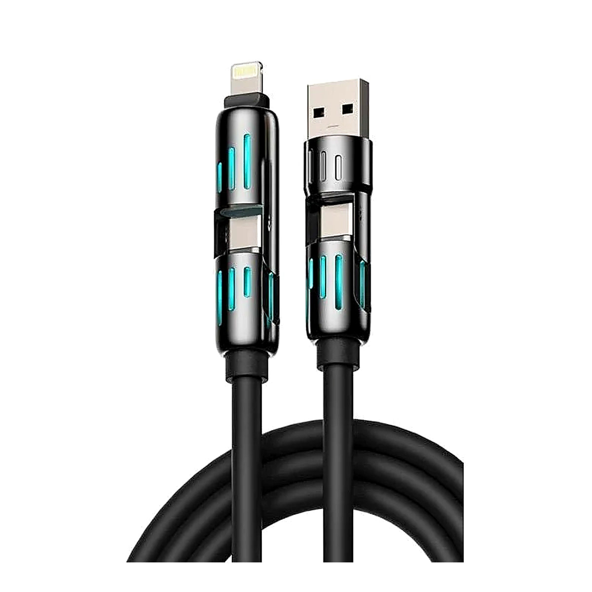 4-in-1 Multi USB Charging Cable – detail view
