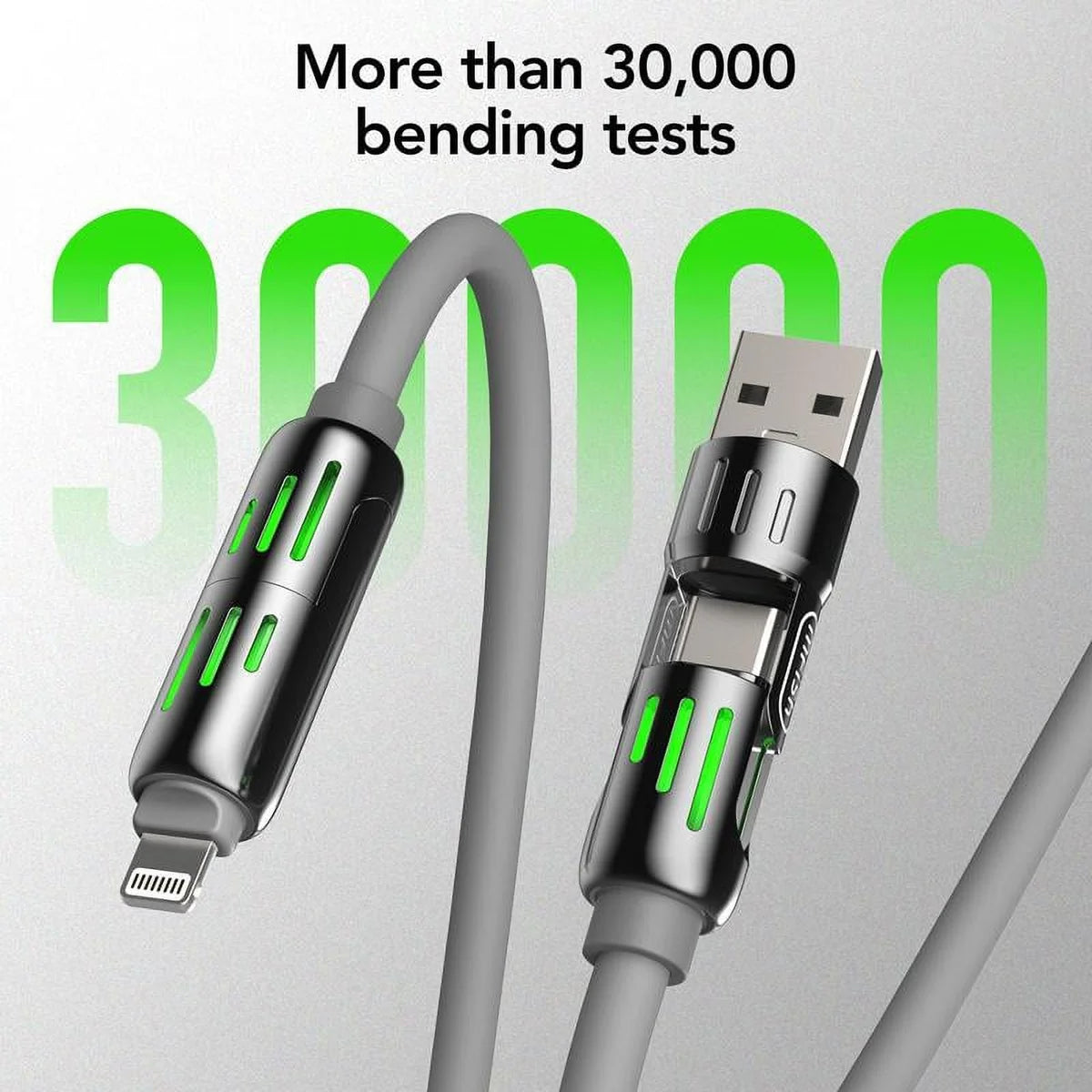 4-in-1 Multi USB Charging Cable – front view