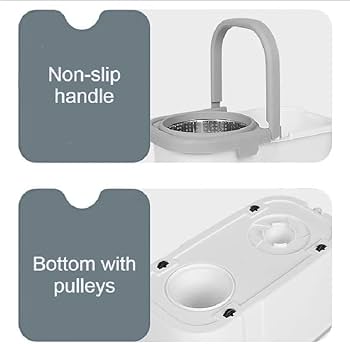 Microfiber Mop and Bucket Set (طقم ممسحة من الألياف الدقيقة مع دلو)