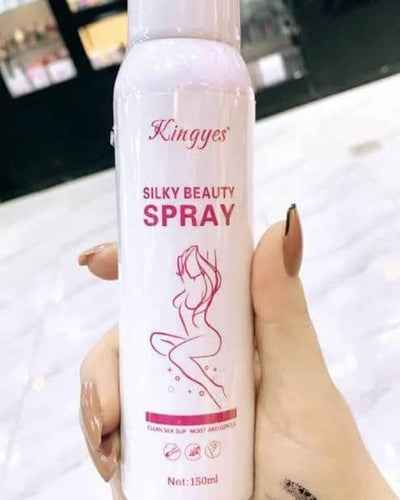 Natural Painless Hair Removal Spray – in use