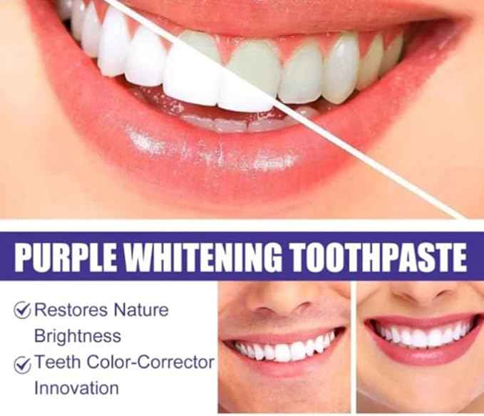 Purple Whitening Toothpaste – front view