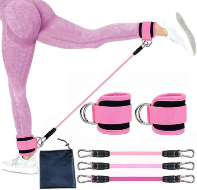 Ankle Resistance Bands Kit – 3 Levels