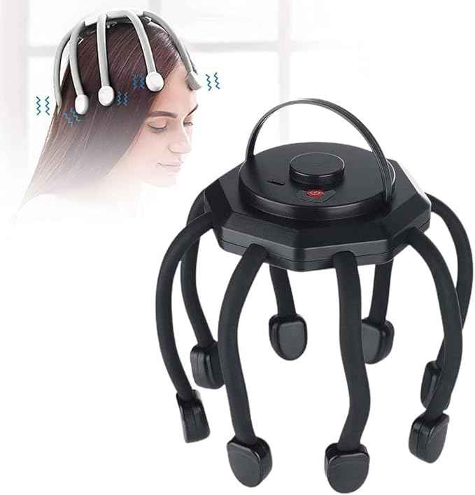 360 Ultra Head Massager – packaging and contents