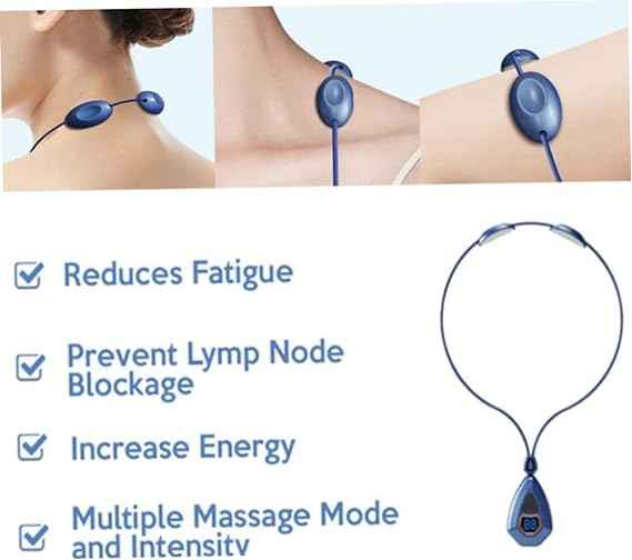 Electric Heatable Neck Massager – side view